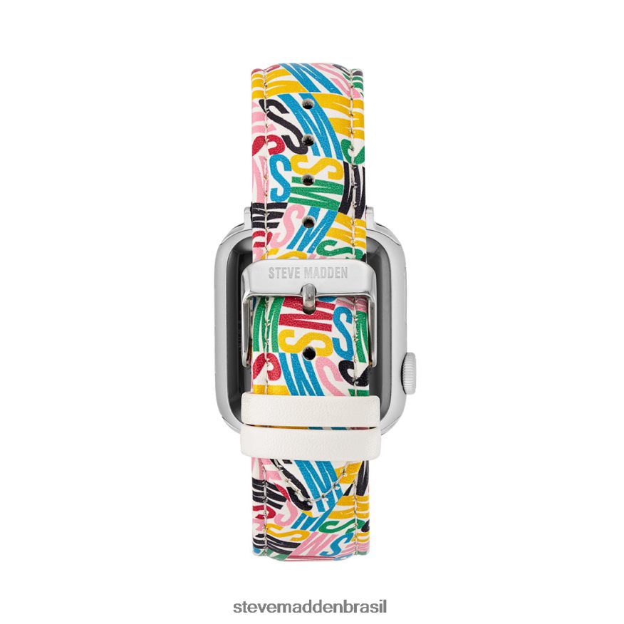 acessório multi unissex Steve Madden pulseira de relógio com logotipo apple watch 38-40 mm ZTFPZH858