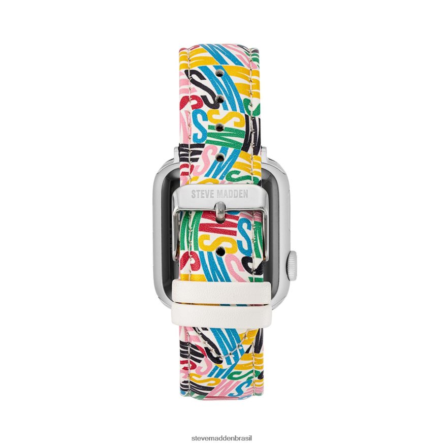 acessório multi unissex Steve Madden pulseira de relógio com logotipo apple watch 42-44mm ZTFPZH857