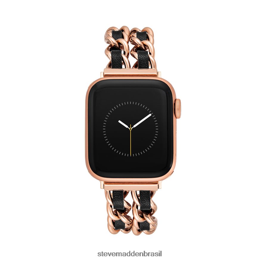 acessório ouro unissex Steve Madden pulseira de relógio vinculada apple watch 42-44 mm ZTFPZH827