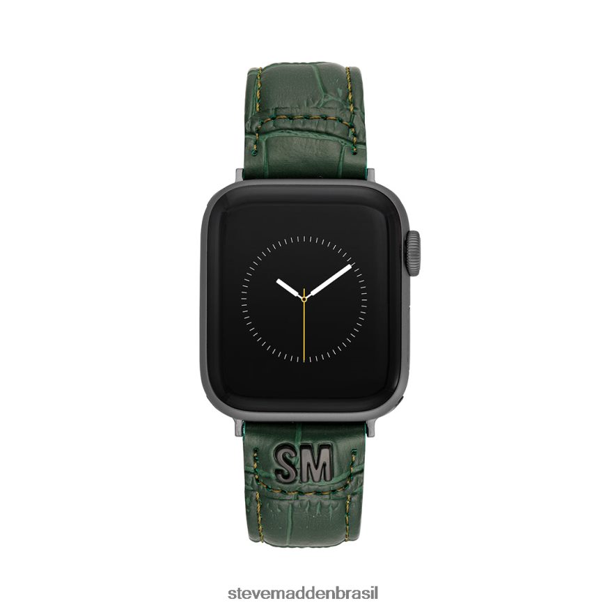 acessório verde unissex Steve Madden pulseira de relógio texturizada apple watch 38-40mm ZTFPZH851