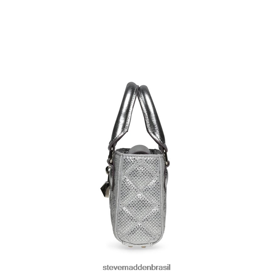 bolsa prata unissex Steve Madden brilho ZTFPZH410