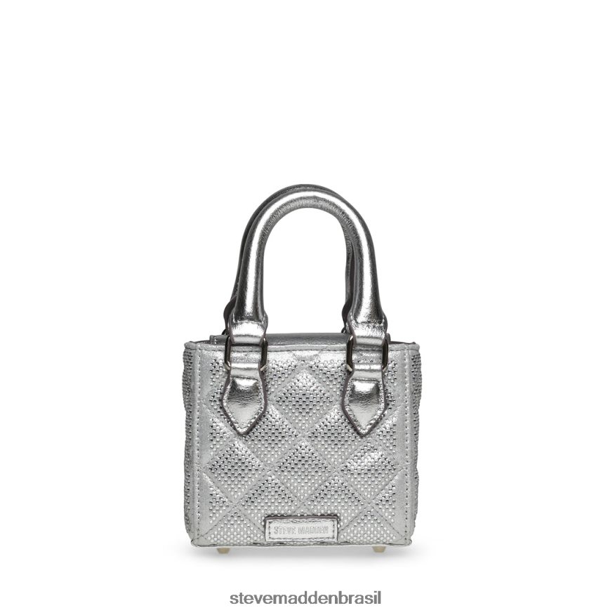 bolsa prata unissex Steve Madden brilho ZTFPZH410