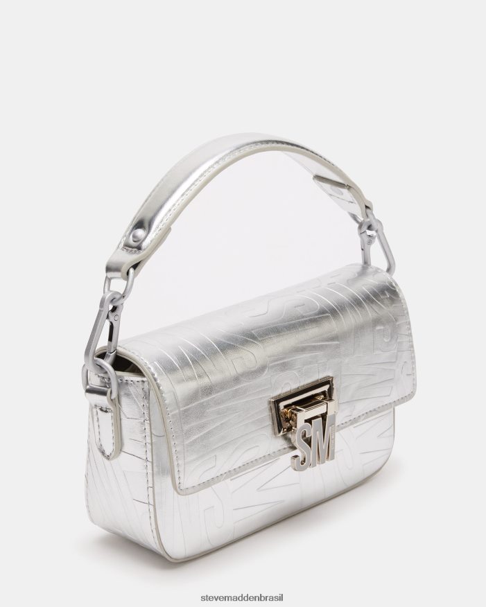 bolsa prata unissex Steve Madden montanha-russa ZTFPZH408