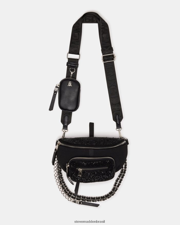 bolsa preto unissex Steve Madden bmáxima ZTFPZH395