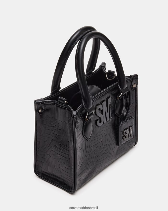 bolsa preto unissex Steve Madden brolin ZTFPZH356