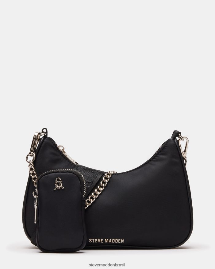 bolsa preto unissex Steve Madden vital ZTFPZH353