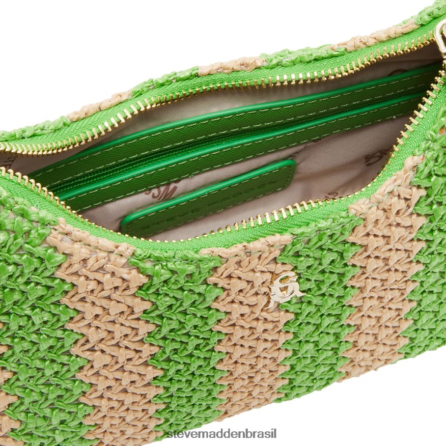 bolsa verde unissex Steve Madden ráfia bvital ZTFPZH415