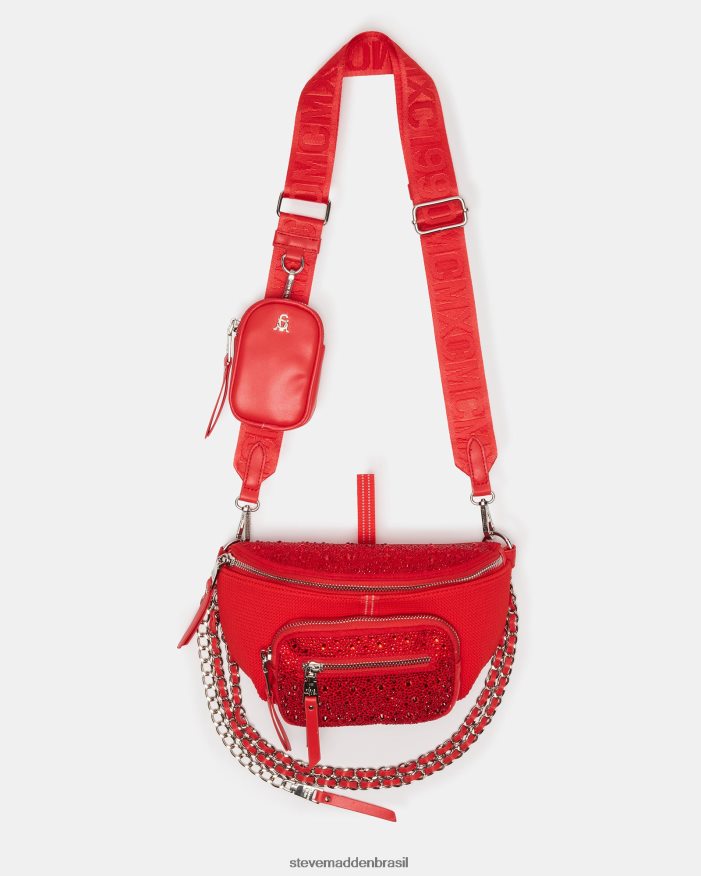 bolsa vermelho unissex Steve Madden pimenta bmáxima ZTFPZH354