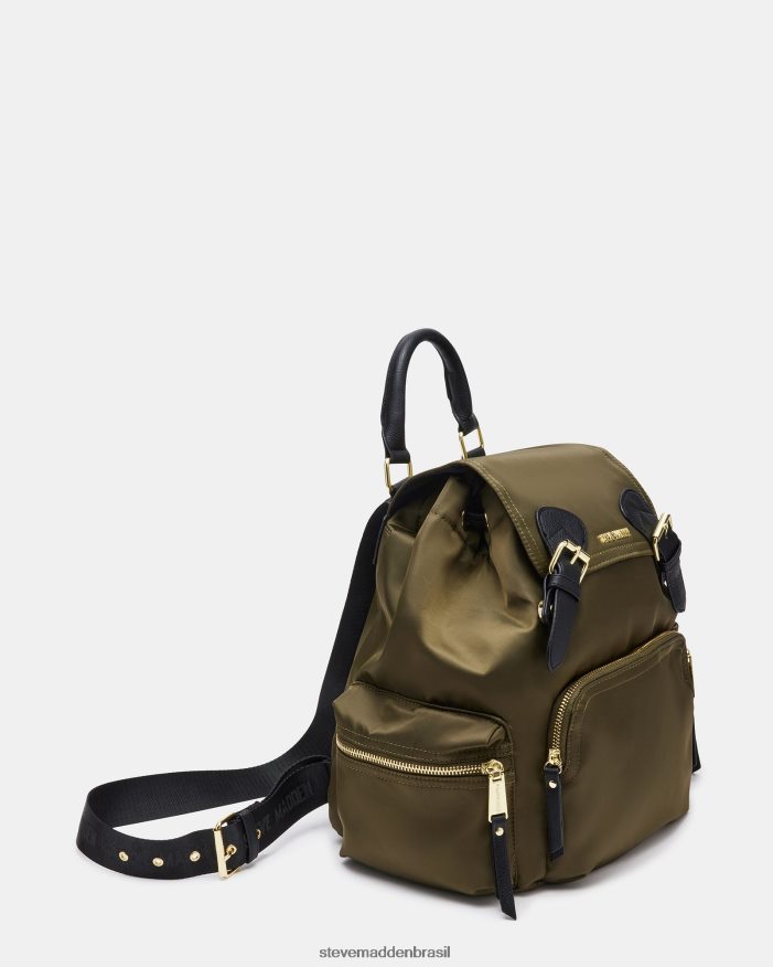 bolsa Oliva unissex Steve Madden mochila de náilon ZTFPZH478