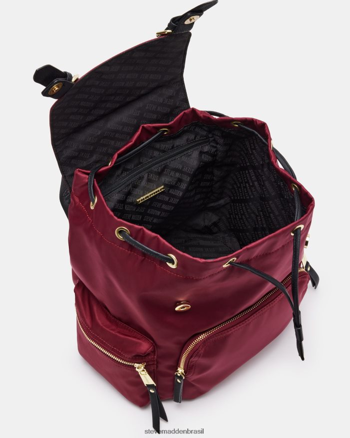 bolsa vinho unissex Steve Madden mochila de náilon ZTFPZH474