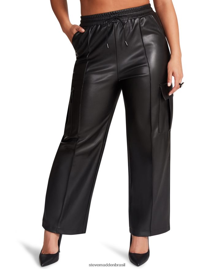 vestindo preto mulheres Steve Madden calça curta ZTFPZH644