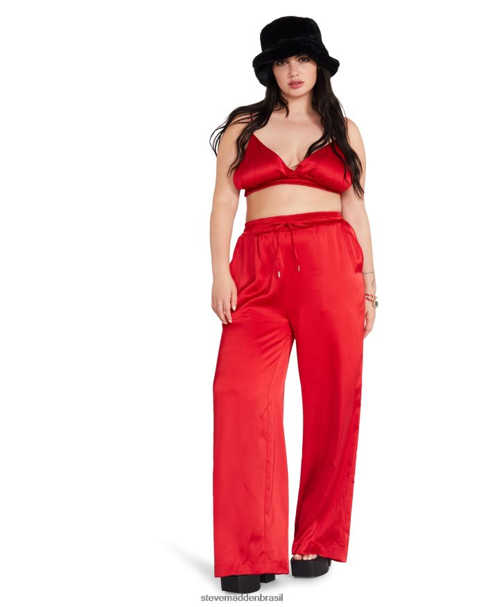 vestindo vermelho mulheres Steve Madden calça dórica ZTFPZH680