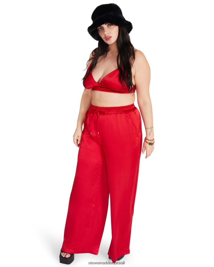 vestindo vermelho mulheres Steve Madden calça dórica ZTFPZH680