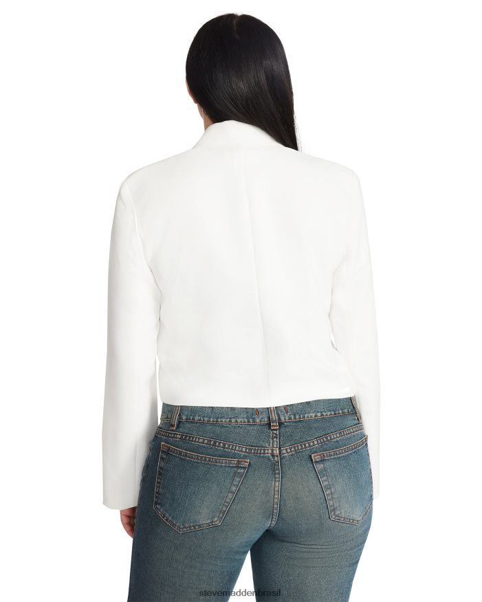 vestindo branco mulheres Steve Madden blazer kourtney ZTFPZH588