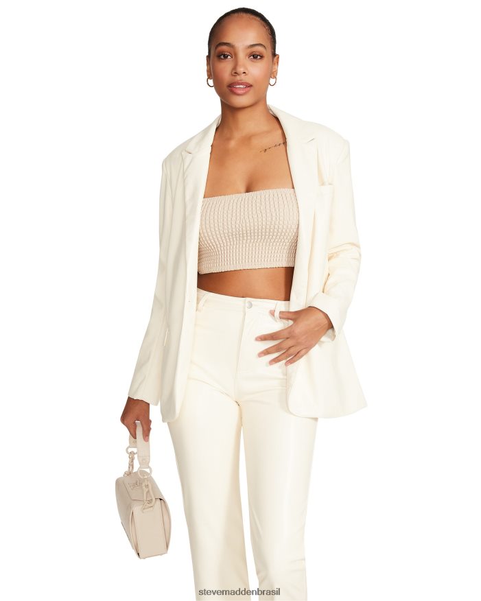 vestindo creme mulheres Steve Madden audrey blazer baunilha ZTFPZH589