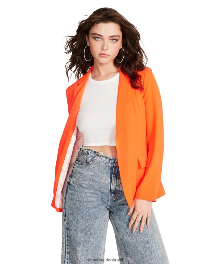 vestindo laranja mulheres Steve Madden blazer payton ZTFPZH630