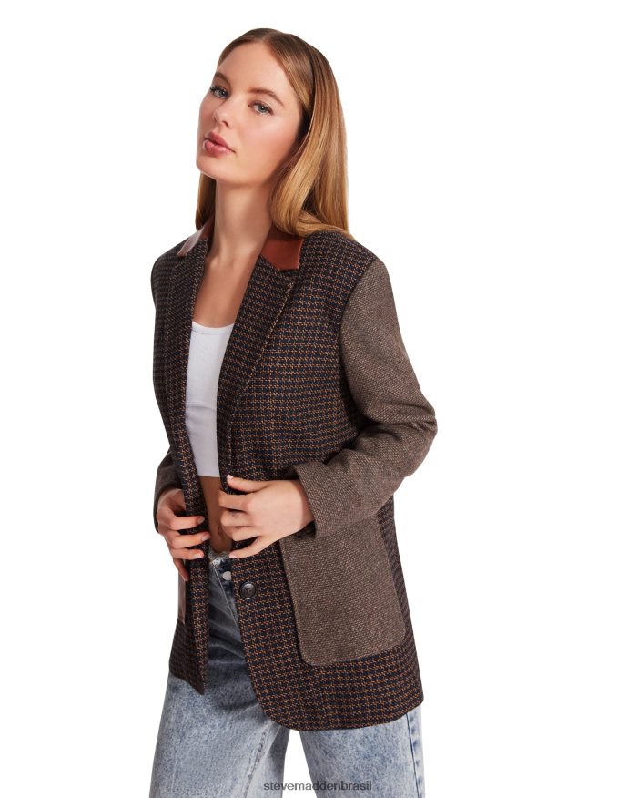 vestindo marinha mulheres Steve Madden Kelly Blazer ZTFPZH607