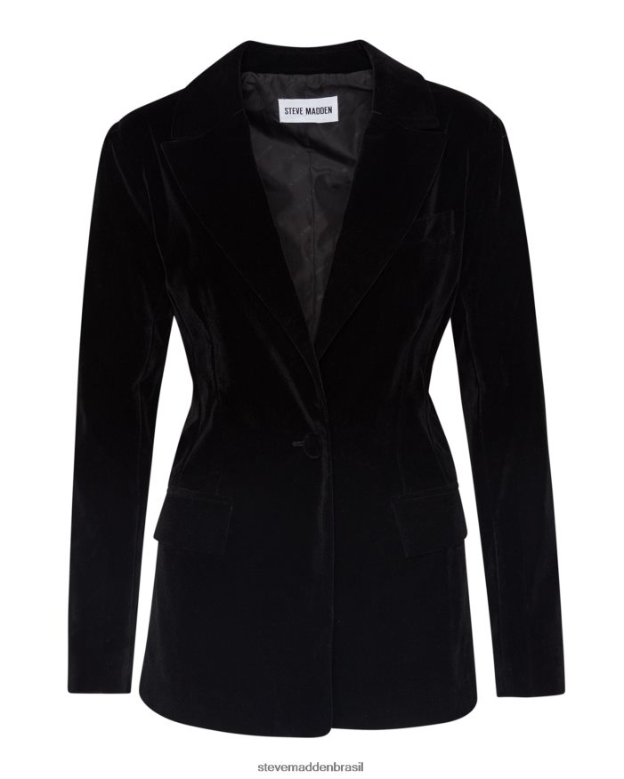 vestindo preto mulheres Steve Madden blazer harlow ZTFPZH602