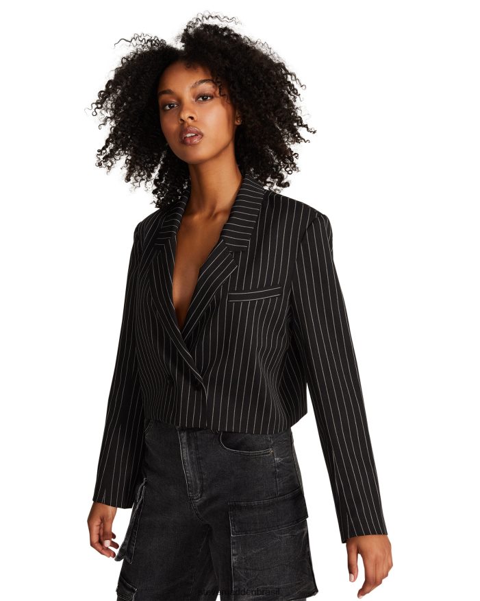 vestindo preto mulheres Steve Madden blazer kourtney ZTFPZH596