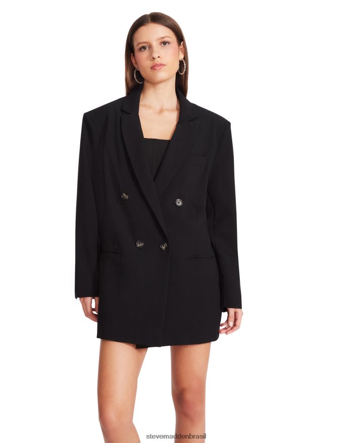 vestindo preto mulheres Steve Madden isabella blazer ZTFPZH592