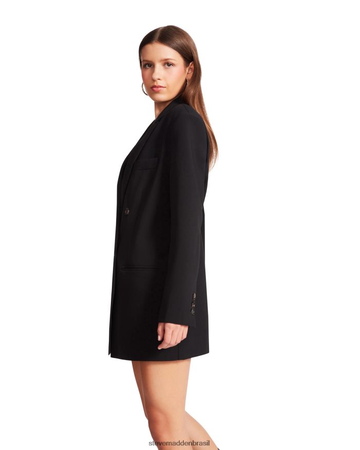 vestindo preto mulheres Steve Madden isabella blazer ZTFPZH592