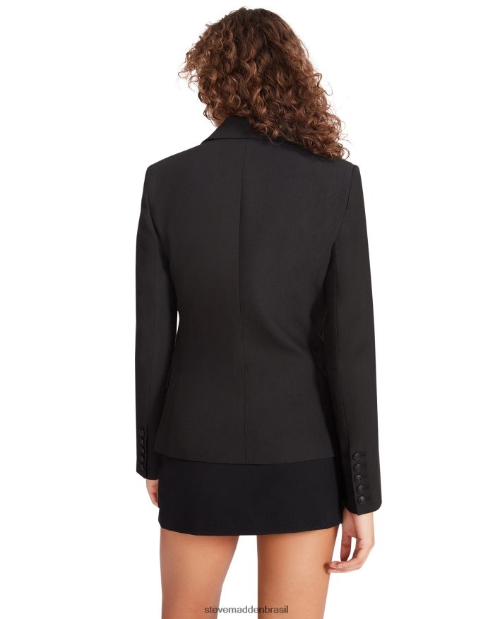 vestindo preto mulheres Steve Madden naomi blazer ZTFPZH629