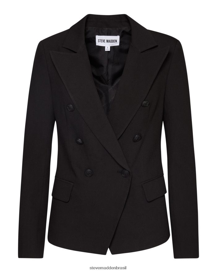 vestindo preto mulheres Steve Madden naomi blazer ZTFPZH629