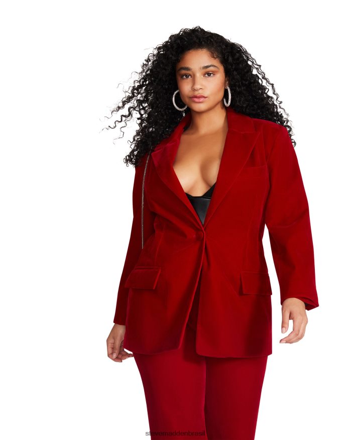 vestindo vermelho mulheres Steve Madden blazer harlow ZTFPZH601