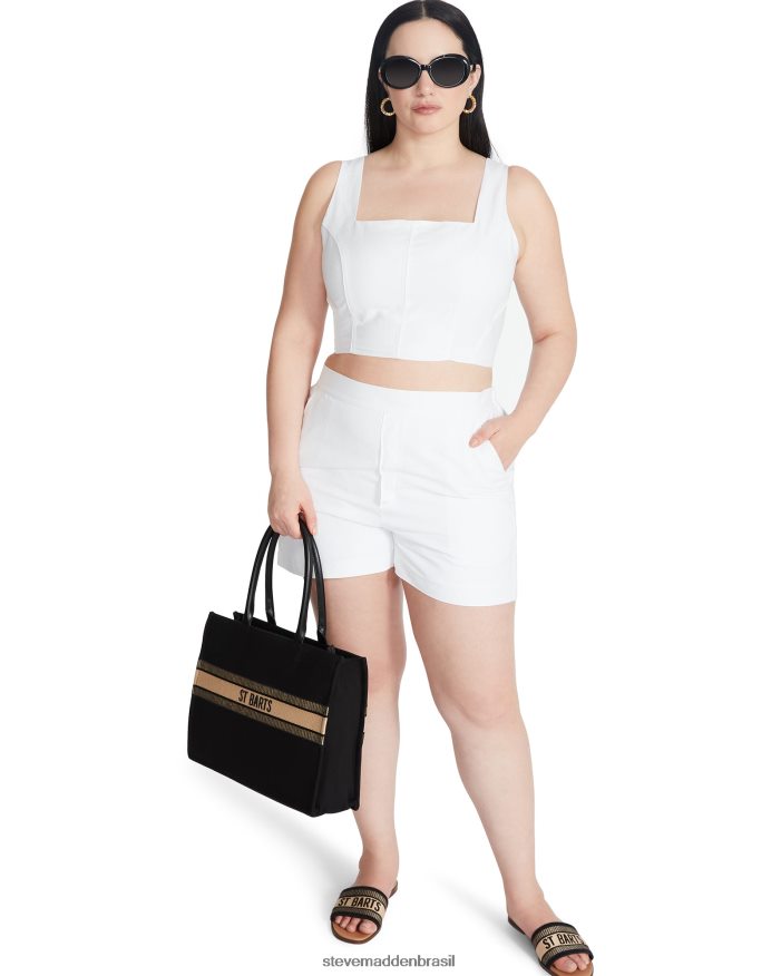 vestindo branco mulheres Steve Madden blusa feminina ZTFPZH761