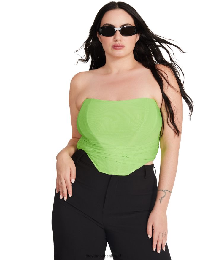 vestindo verde neon mulheres Steve Madden top dália ZTFPZH781