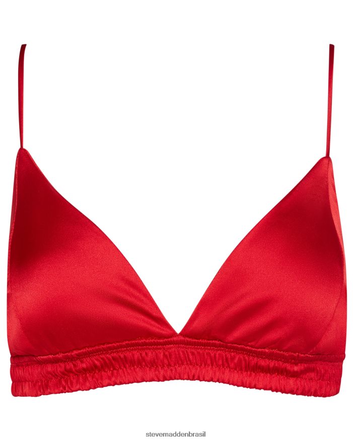 vestindo vermelho mulheres Steve Madden top de sutiã pimenta ZTFPZH774