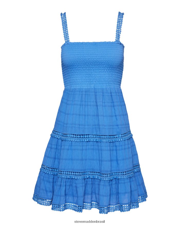 vestindo azul mulheres Steve Madden vestido de camadas felizes ZTFPZH702