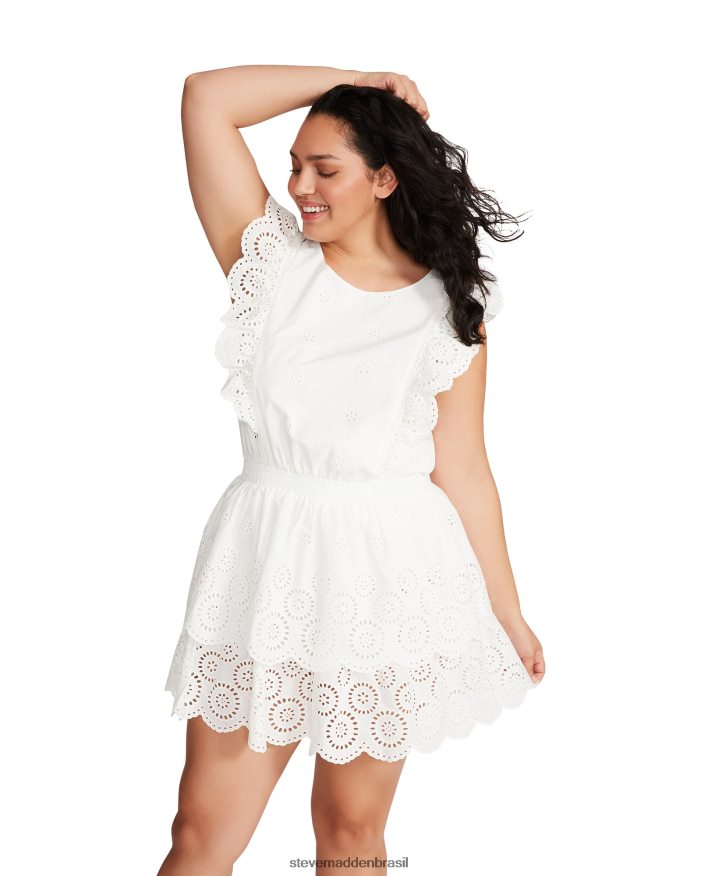 vestindo branco mulheres Steve Madden vestido jayda ZTFPZH705