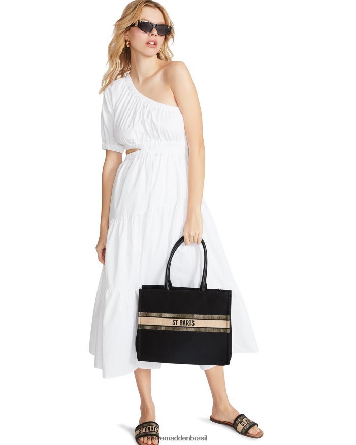 vestindo branco mulheres Steve Madden vestido maxi leena ZTFPZH695