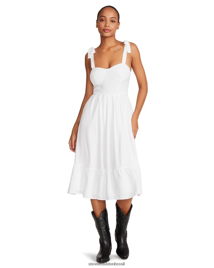 vestindo branco mulheres Steve Madden vestido sophia rose ZTFPZH693