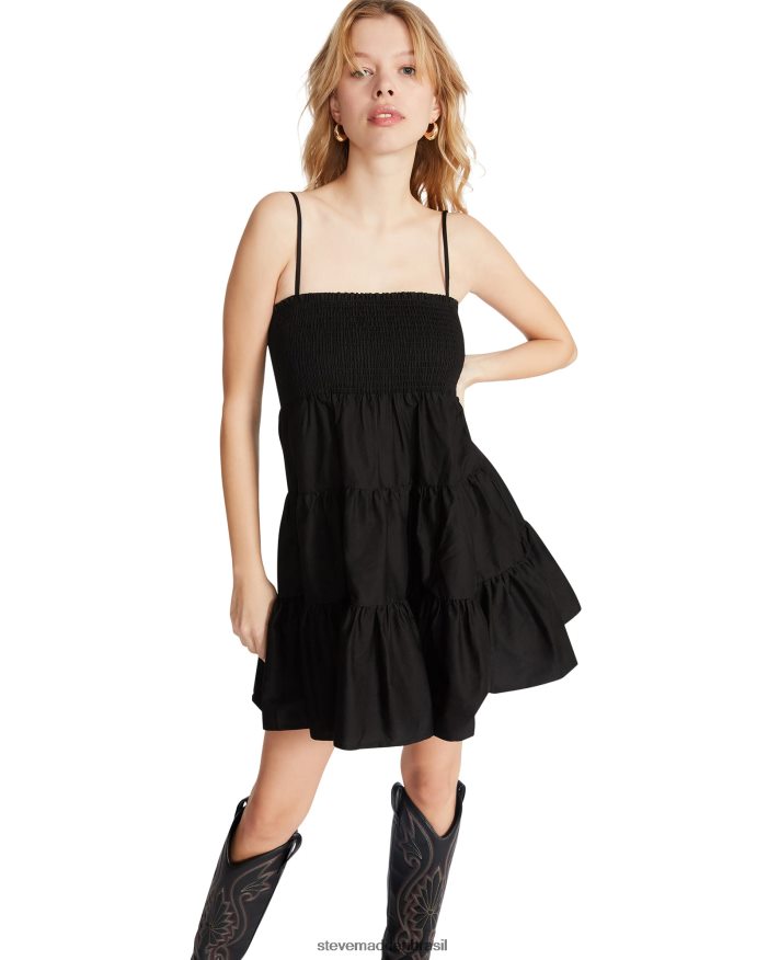 vestindo preto mulheres Steve Madden sonhe comigo vestido ZTFPZH692