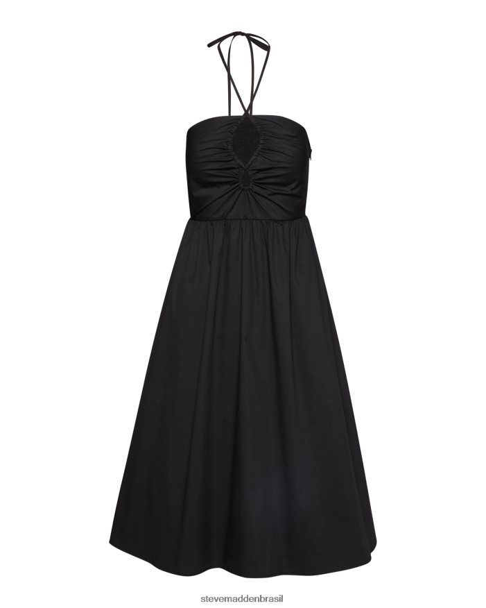 vestindo preto mulheres Steve Madden vestido anais ZTFPZH703