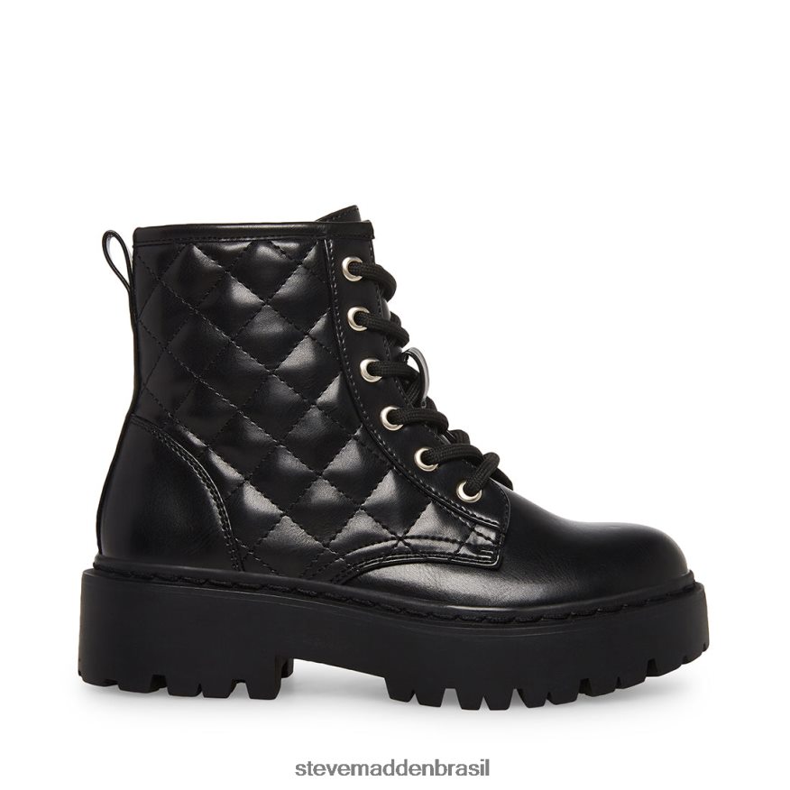 calçados preto crianças Steve Madden jrockk ZTFPZH1138