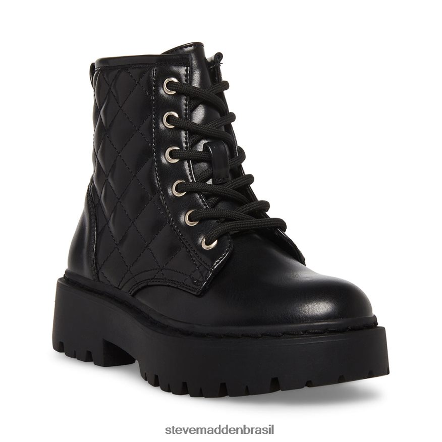 calçados preto crianças Steve Madden jrockk ZTFPZH1138