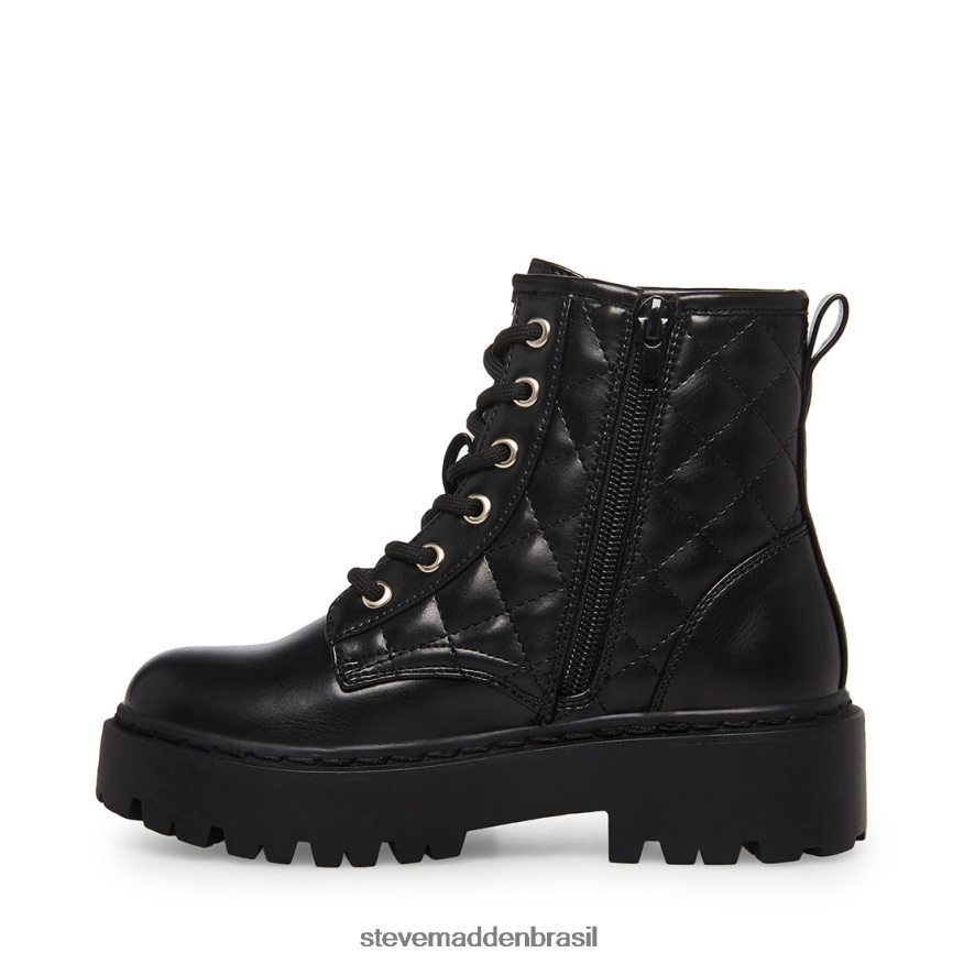 calçados preto crianças Steve Madden jrockk ZTFPZH1138