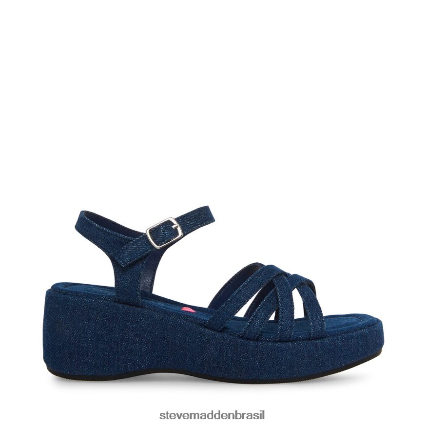 calçados tecido jeans crianças Steve Madden louco ZTFPZH1148