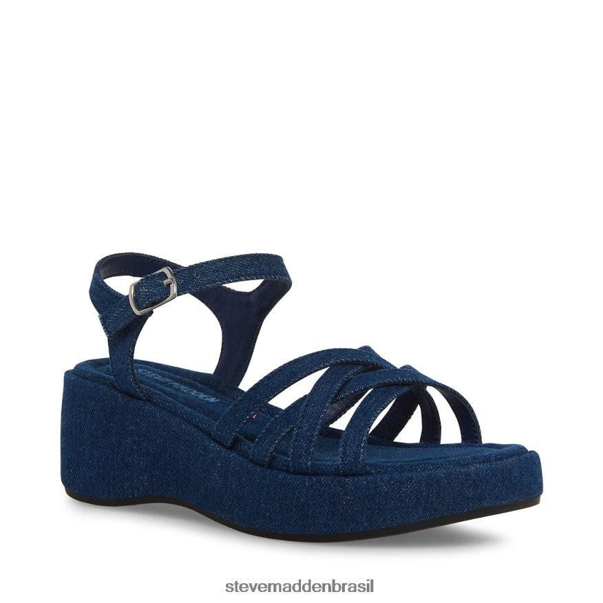 calçados tecido jeans crianças Steve Madden louco ZTFPZH1148