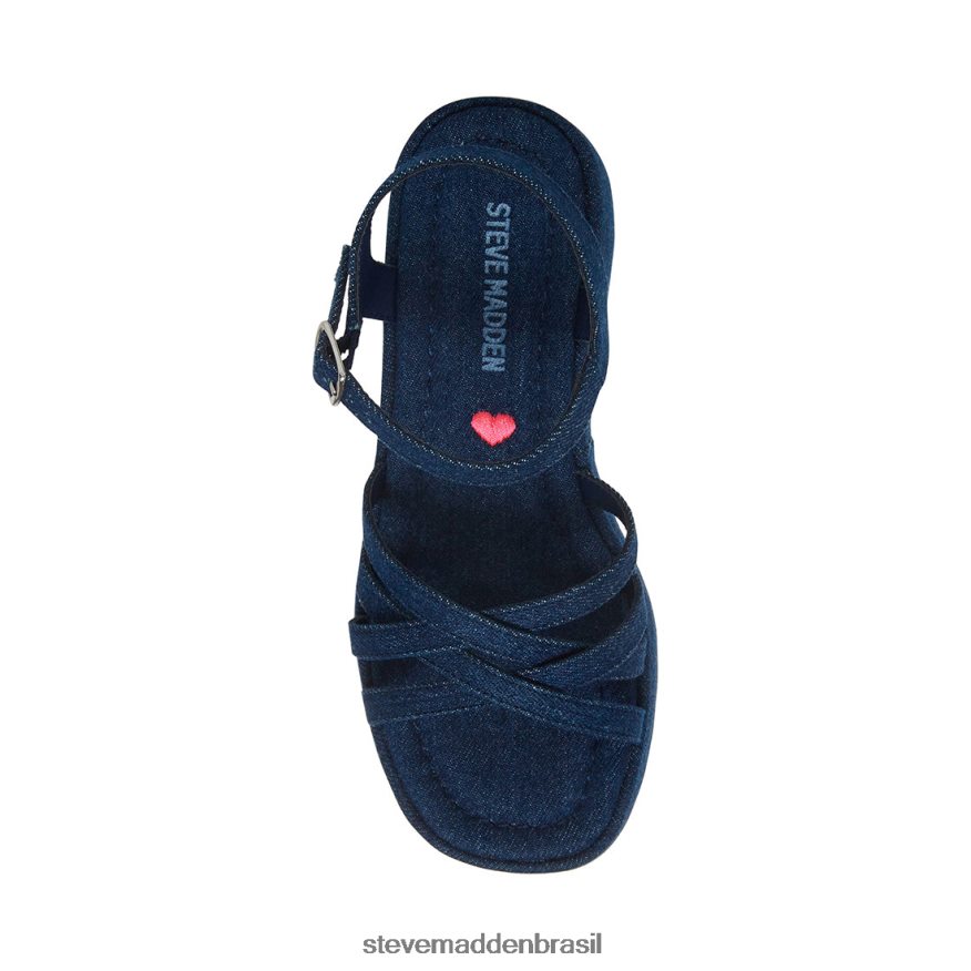 calçados tecido jeans crianças Steve Madden louco ZTFPZH1148