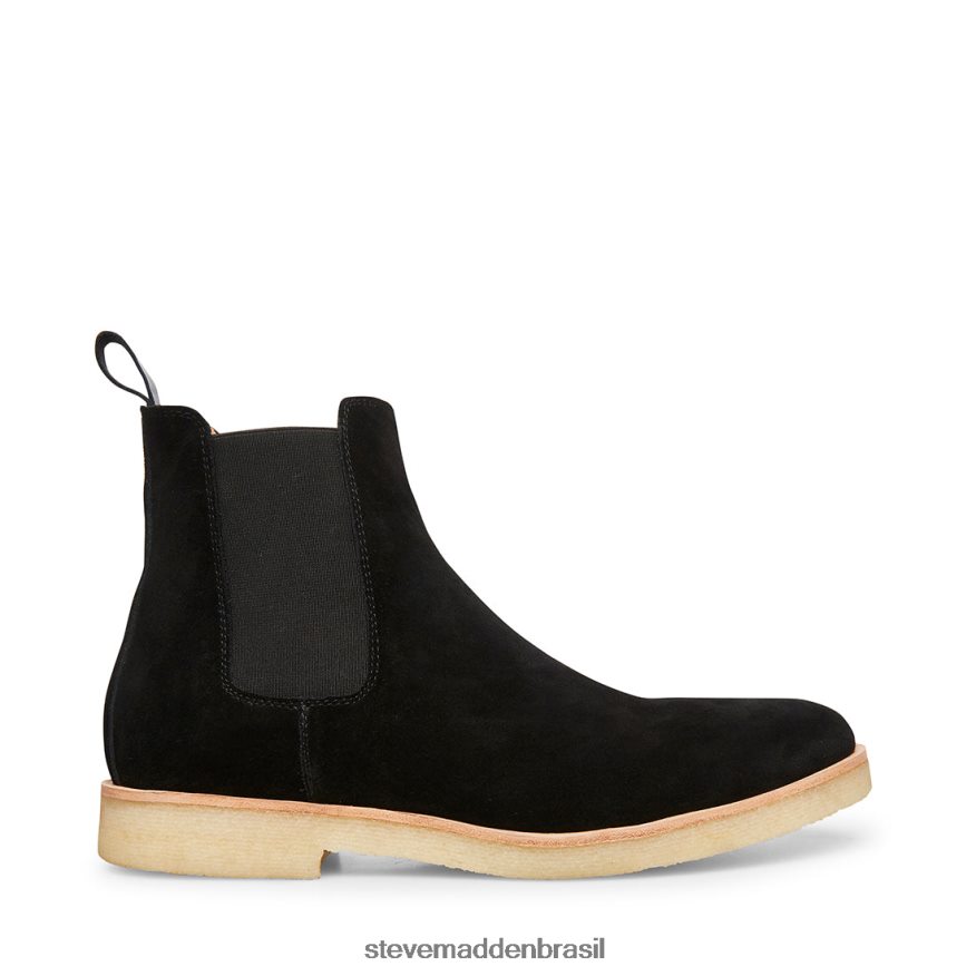 calçados Camurça preta homens Steve Madden Wilshire ZTFPZH977