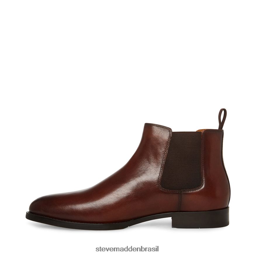 calçados Couro Marrom homens Steve Madden ágata ZTFPZH948