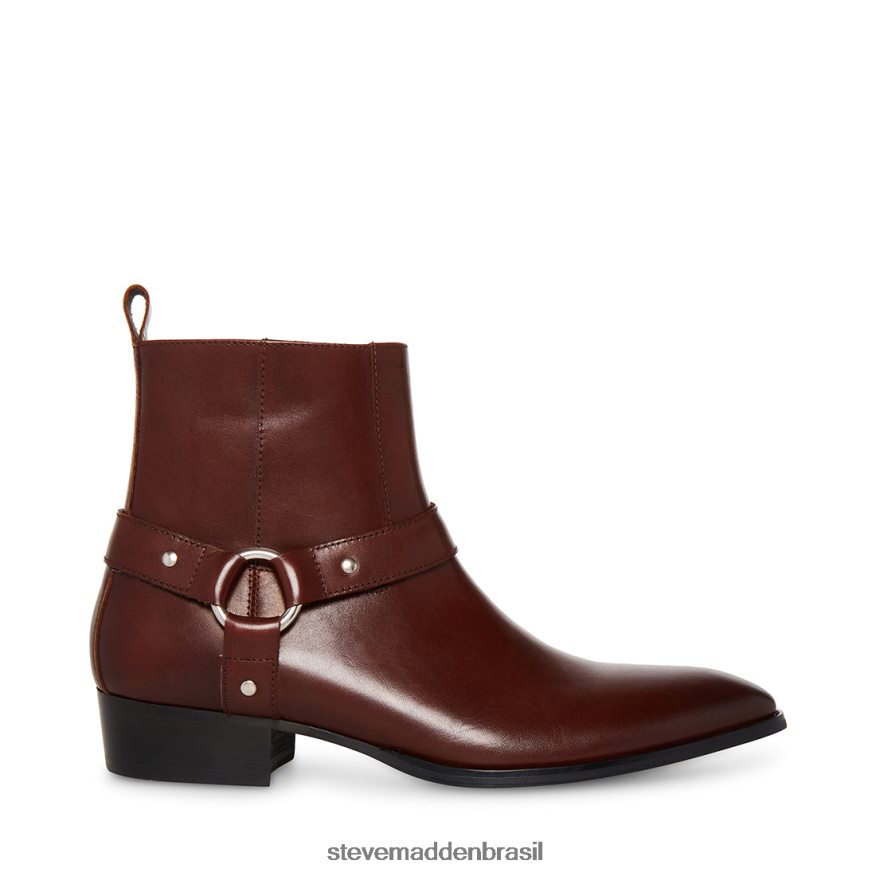 calçados Couro Marrom homens Steve Madden traço ZTFPZH947