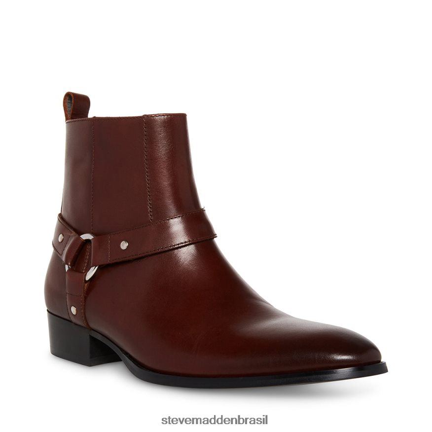 calçados Couro Marrom homens Steve Madden traço ZTFPZH947