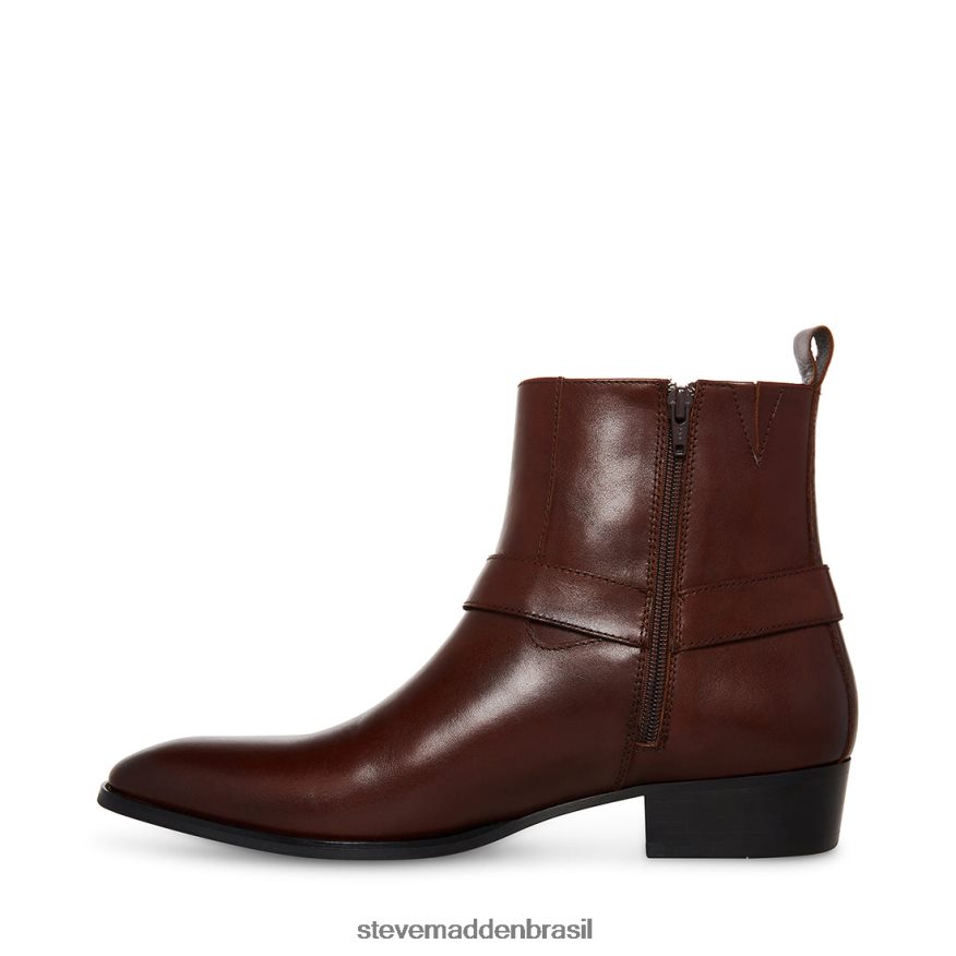 calçados Couro Marrom homens Steve Madden traço ZTFPZH947