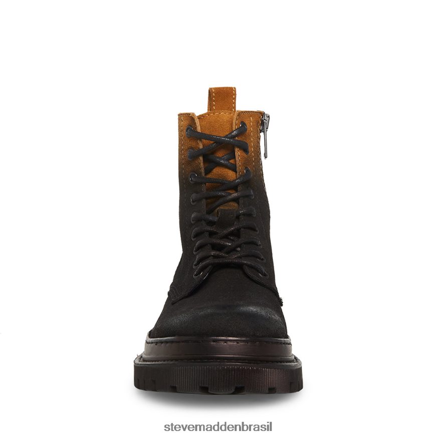 calçados bronzeado preto homens Steve Madden guardião ZTFPZH967