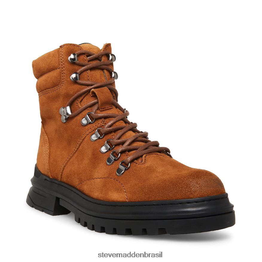 calçados camurça conhaque homens Steve Madden Monty ZTFPZH957